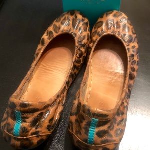 **SOLD**.  Tieks Leopard size 7